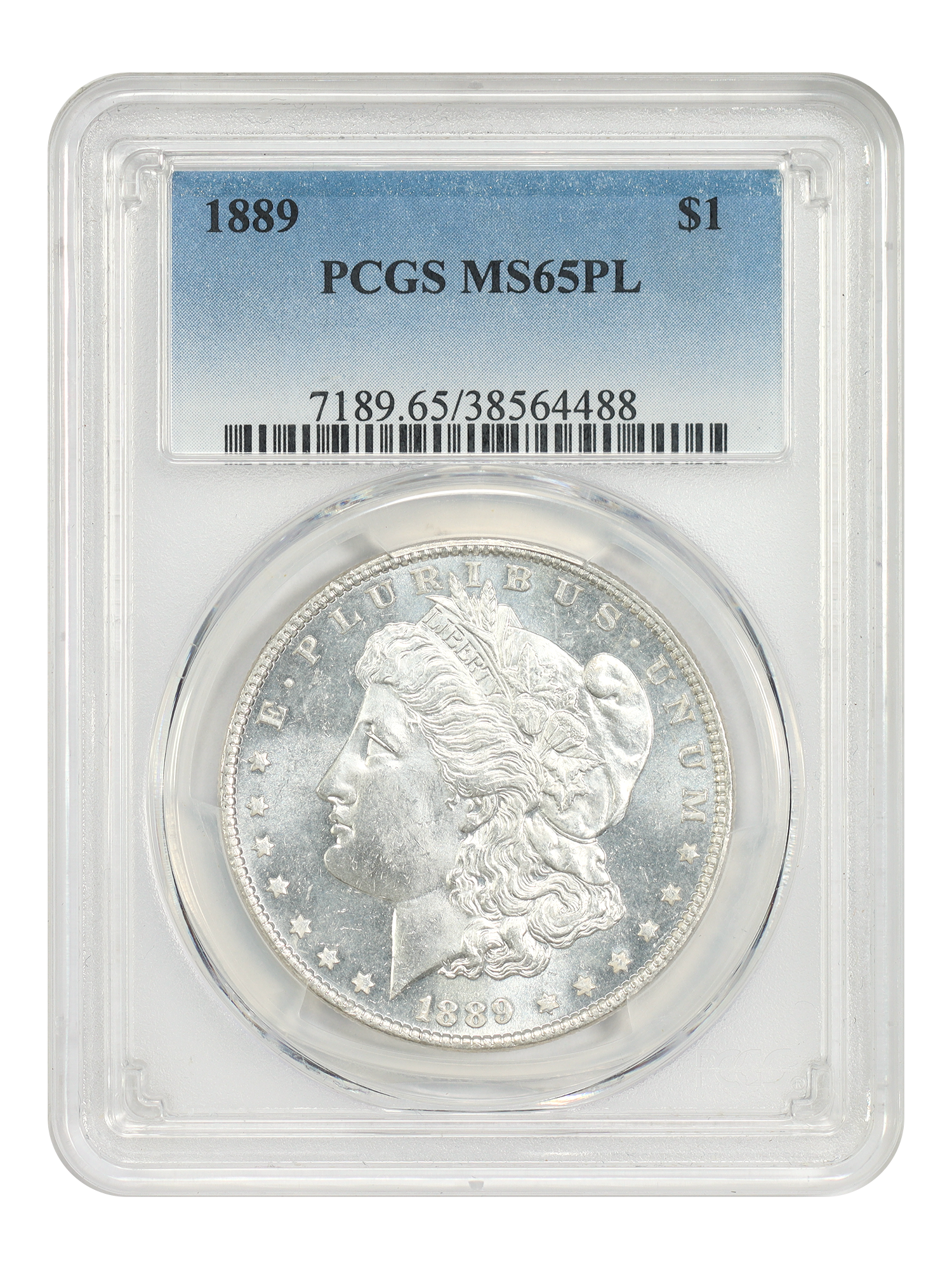 1889 $1 PCGS MS65PL