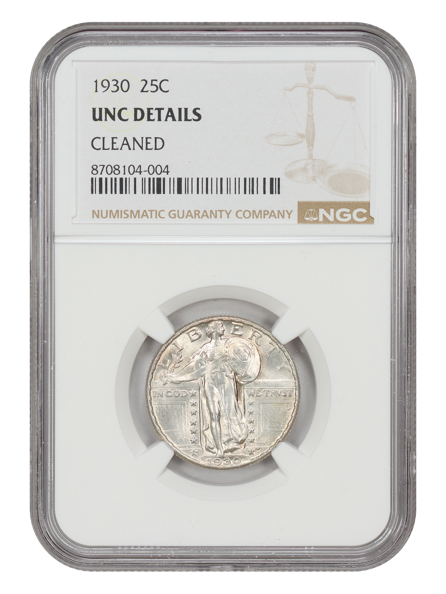 1930 25C NGC UNC Details (Cleaned)