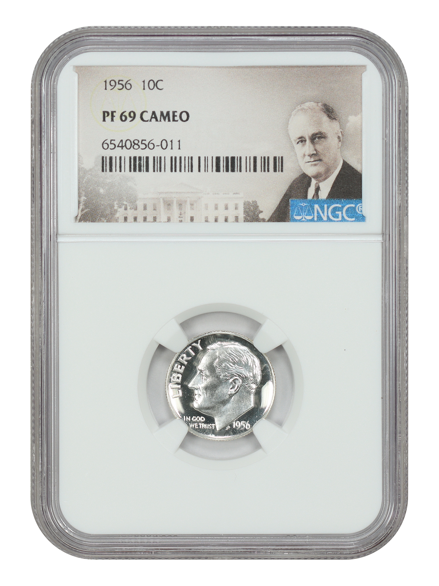 1956 10C NGC PR69CAM