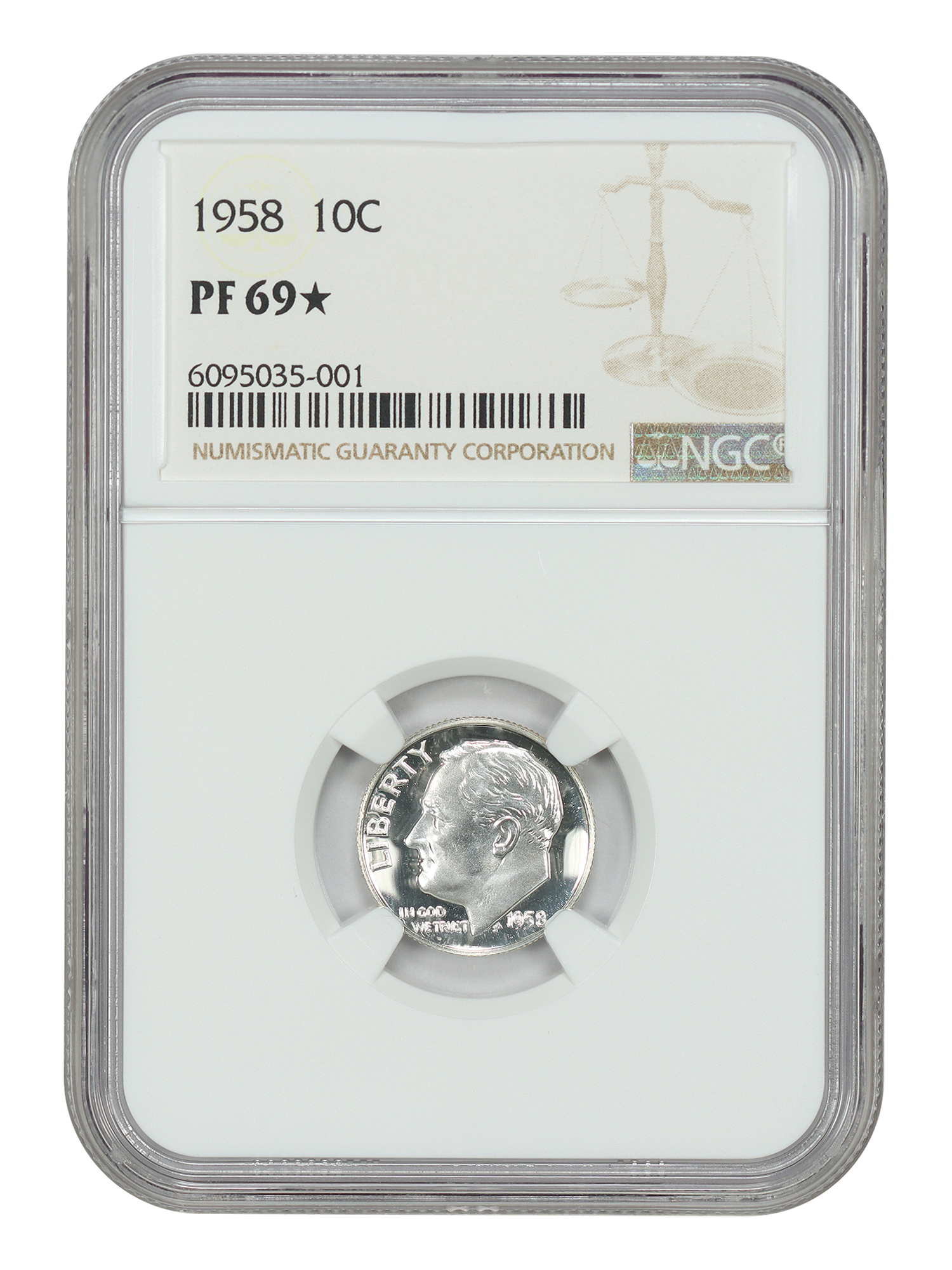1958 10C NGC PR69 *Star*