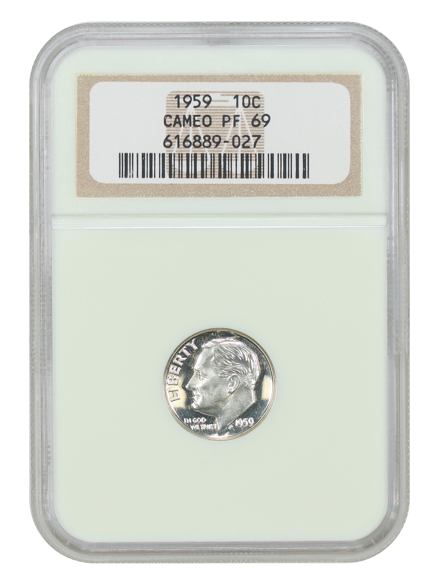 1959 10C NGC PR69CAM
