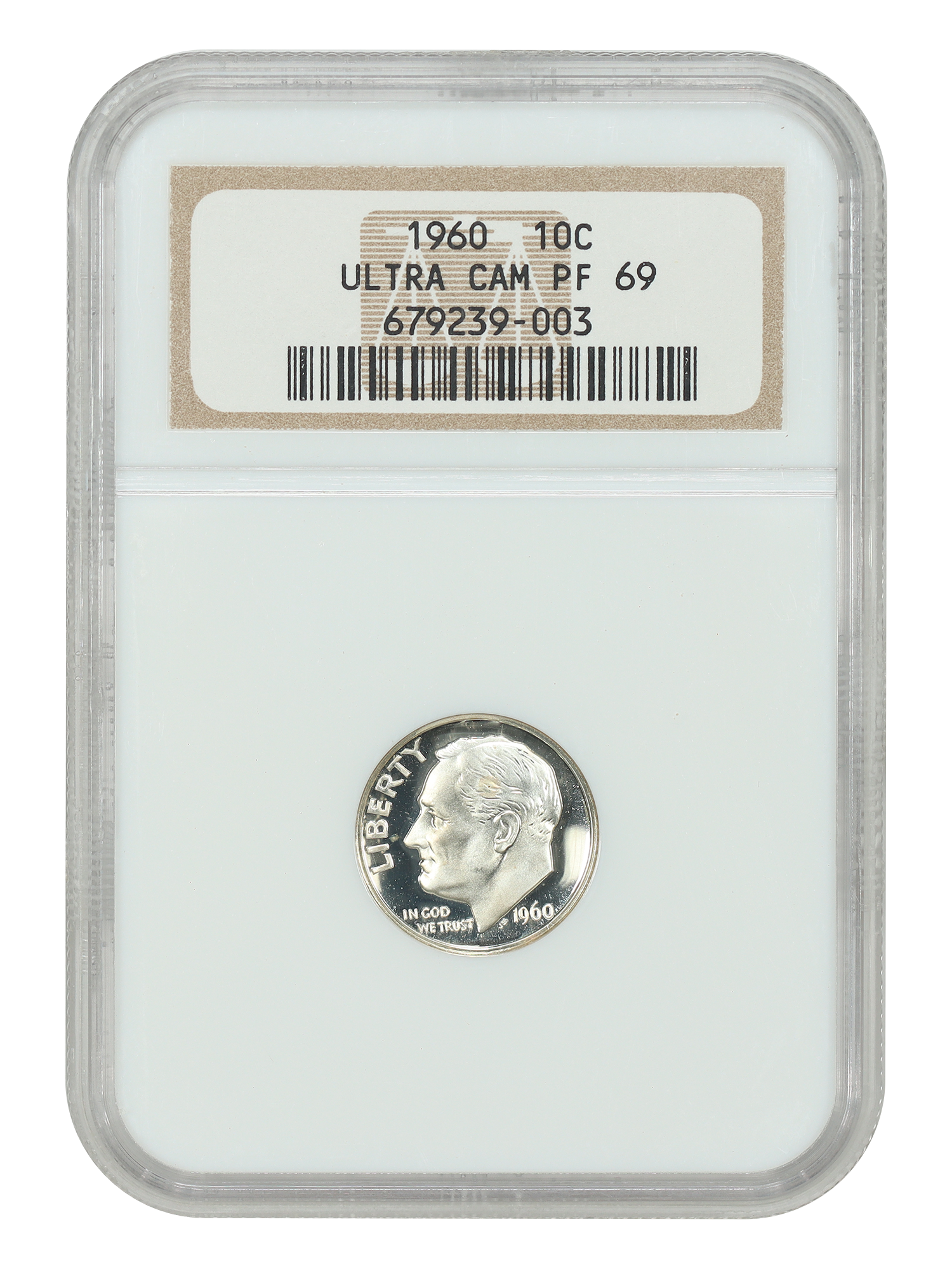 1960 10C NGC PR69DCAM