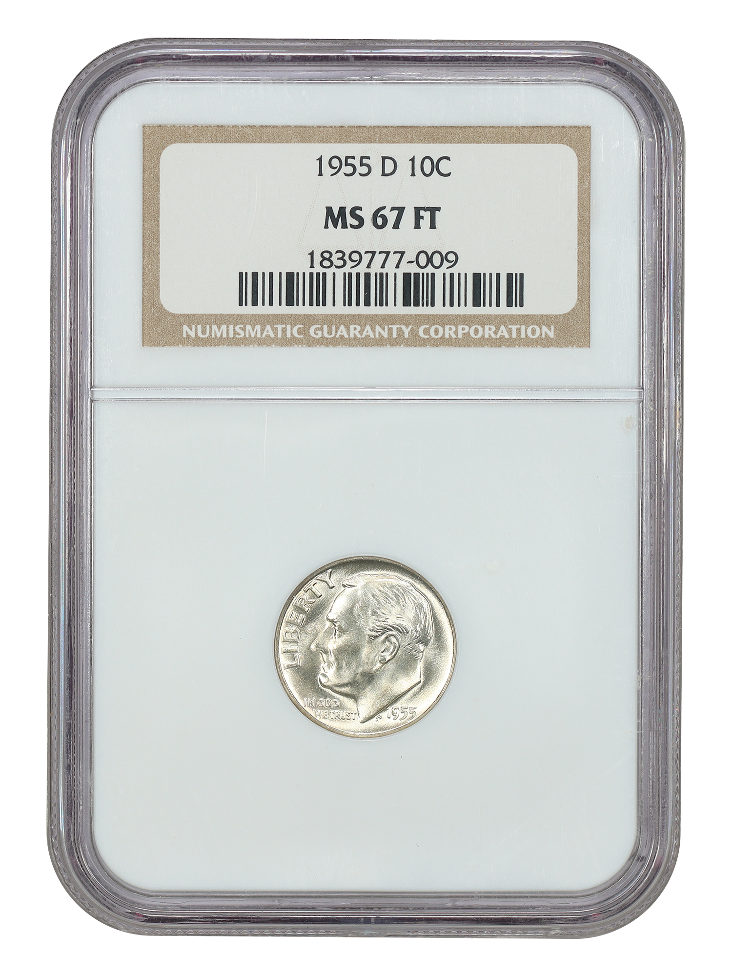 1955-D 10C NGC MS67FB