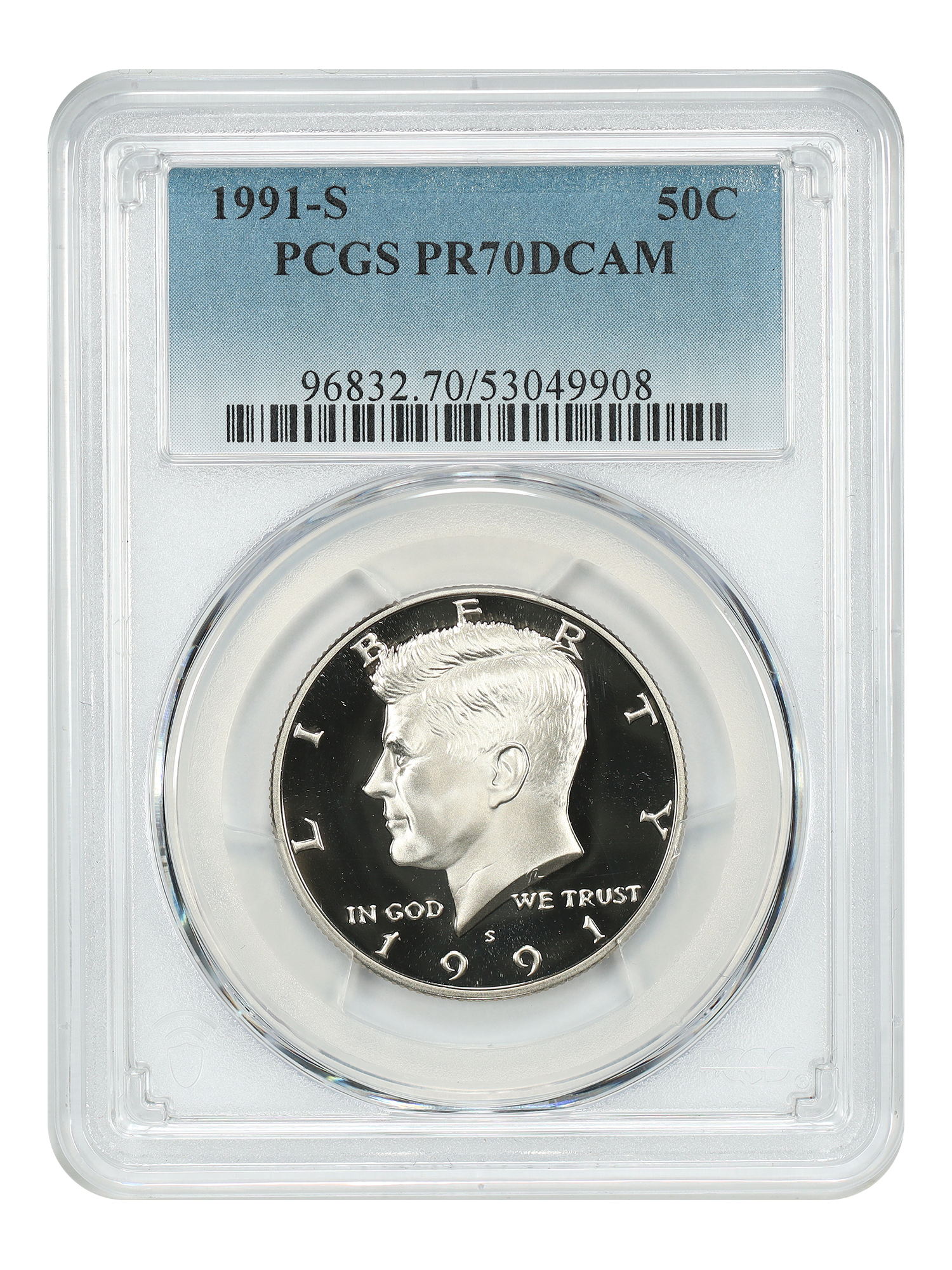 1991-S 50C PCGS PR70DCAM