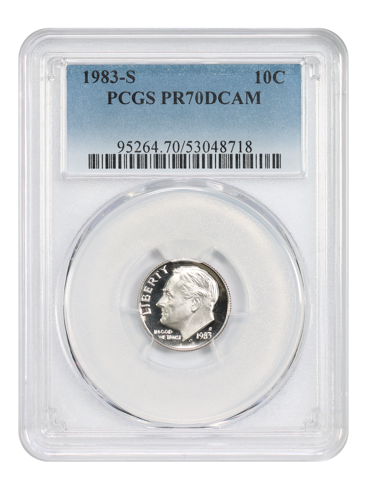 1983-S 10C PCGS PR70DCAM