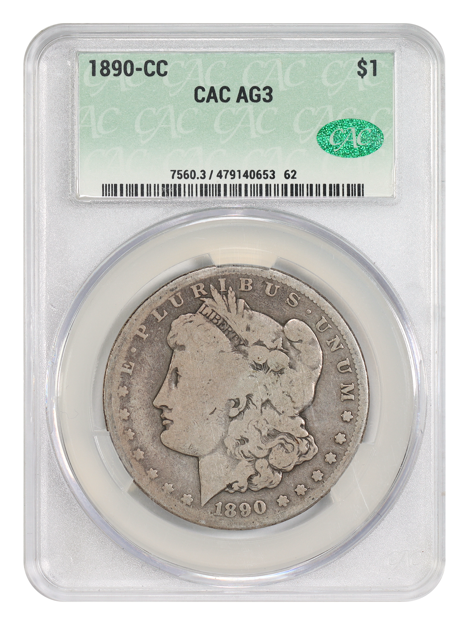1890-CC $1 CACG AG03