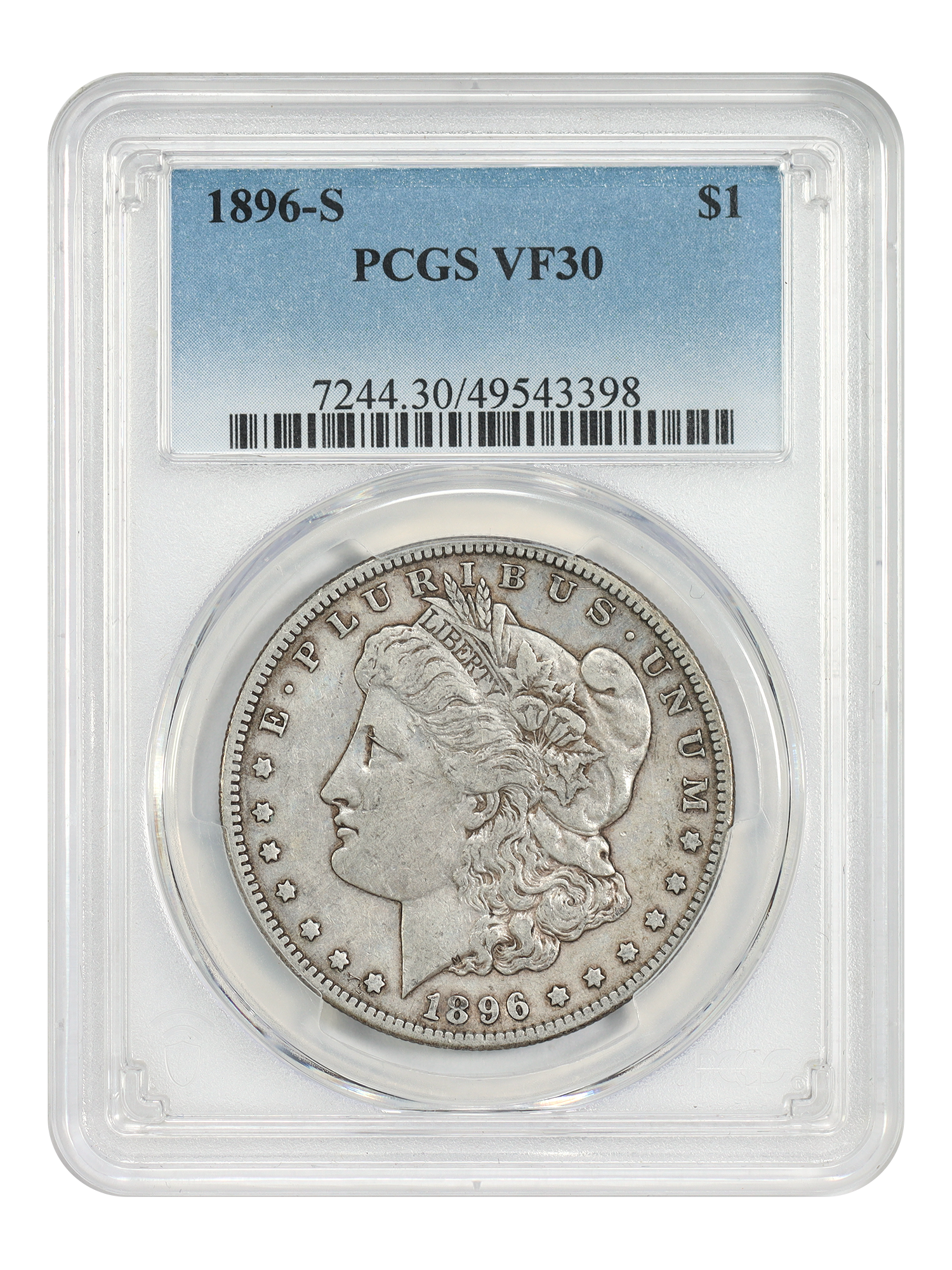 1896-S $1 PCGS VF30