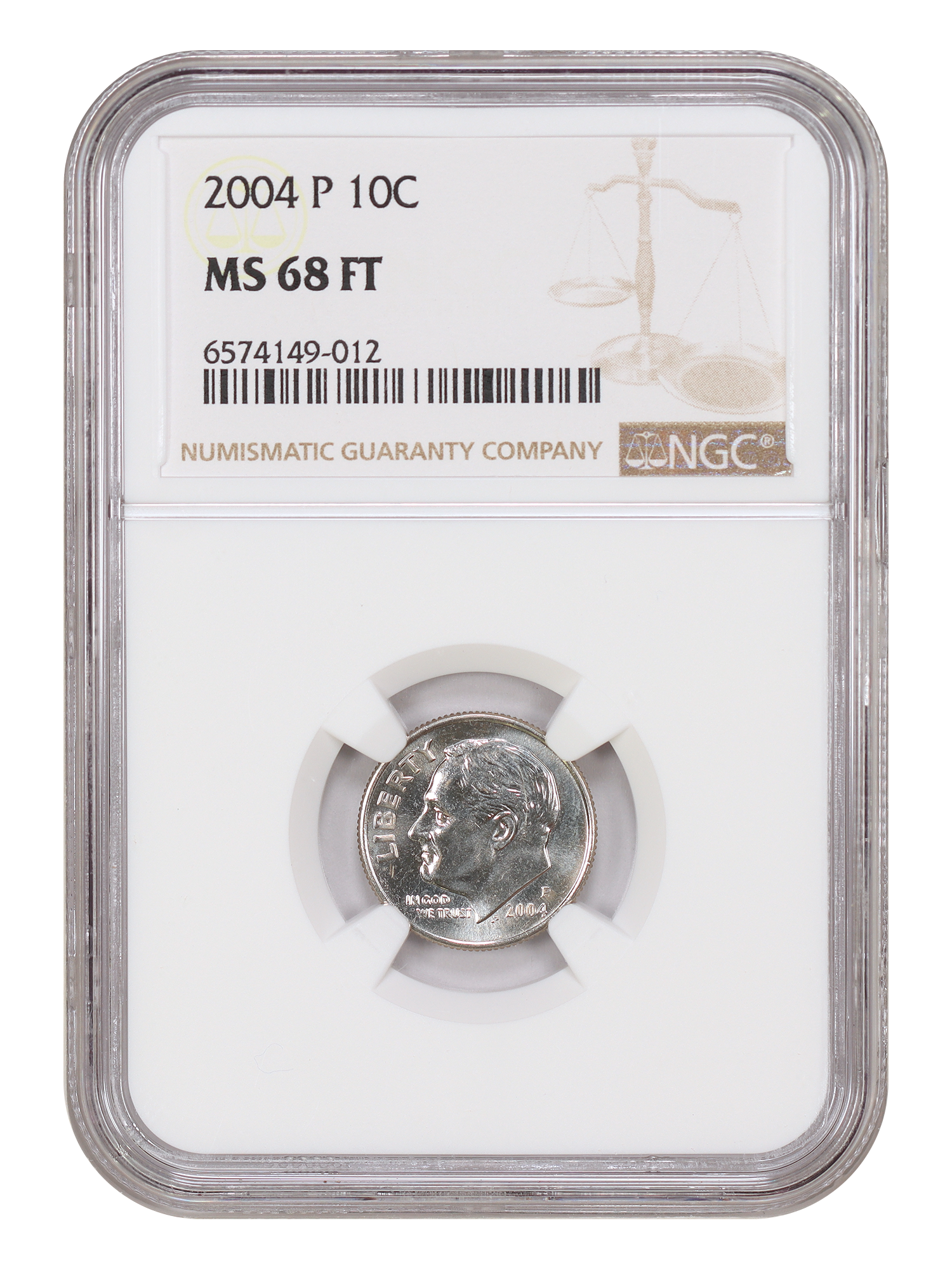 2004-P 10C NGC MS68FB