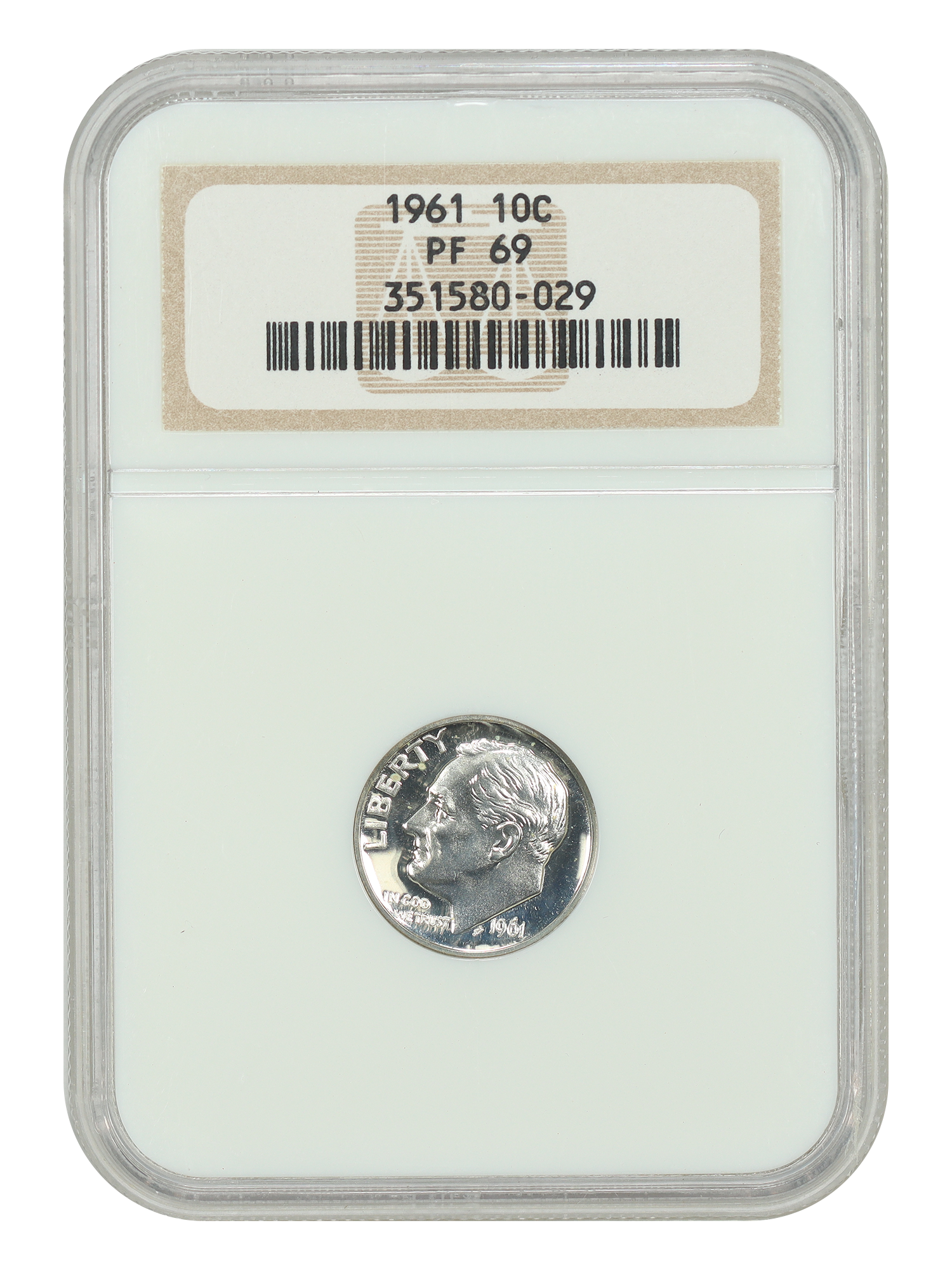 1961 10C NGC PR69