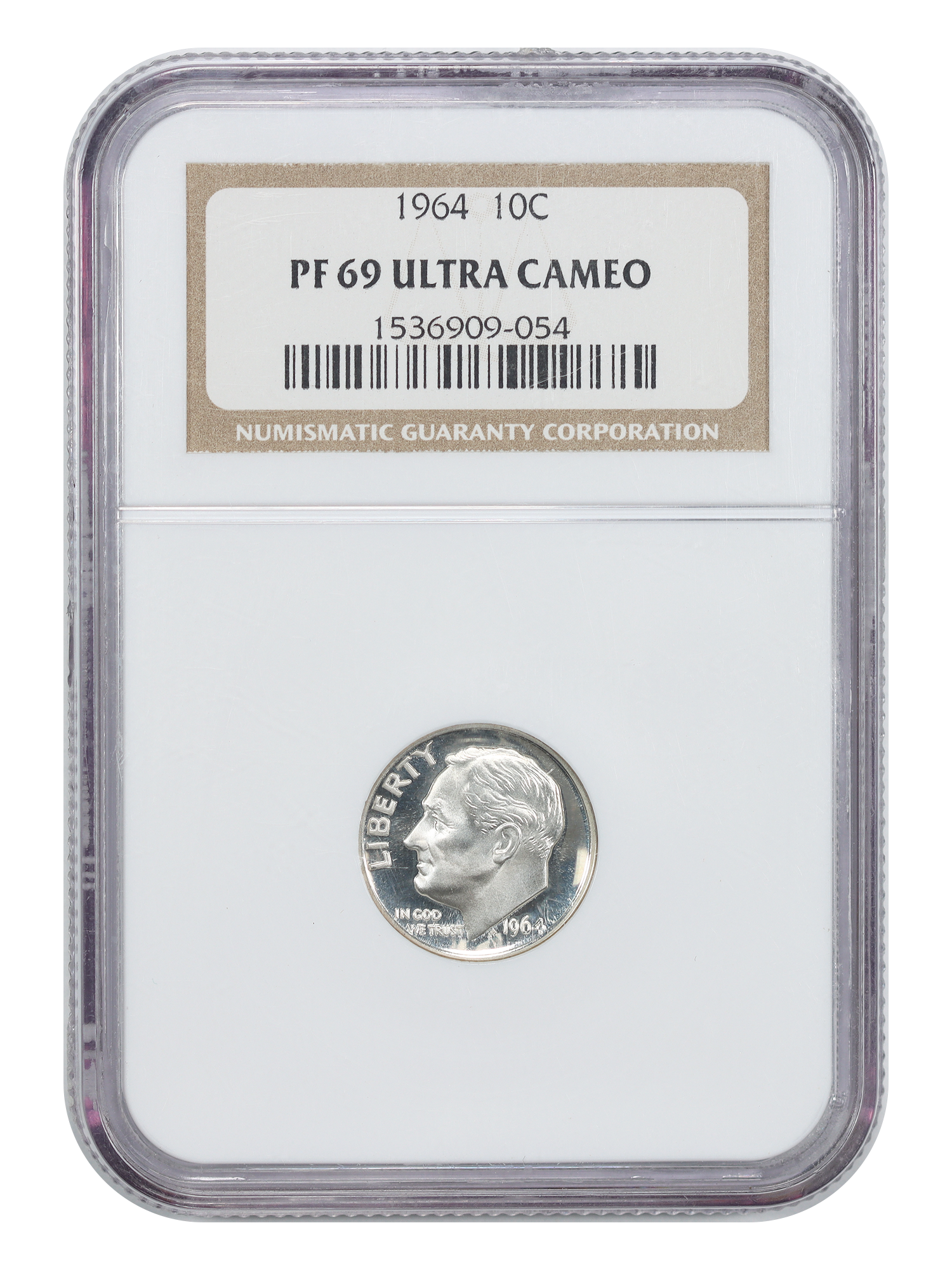 1964 10C NGC PR69DCAM