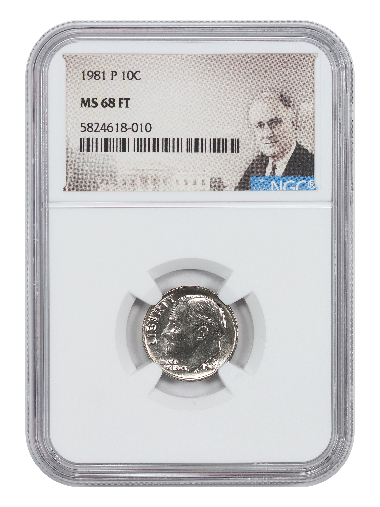 1981-P 10C NGC MS68FB