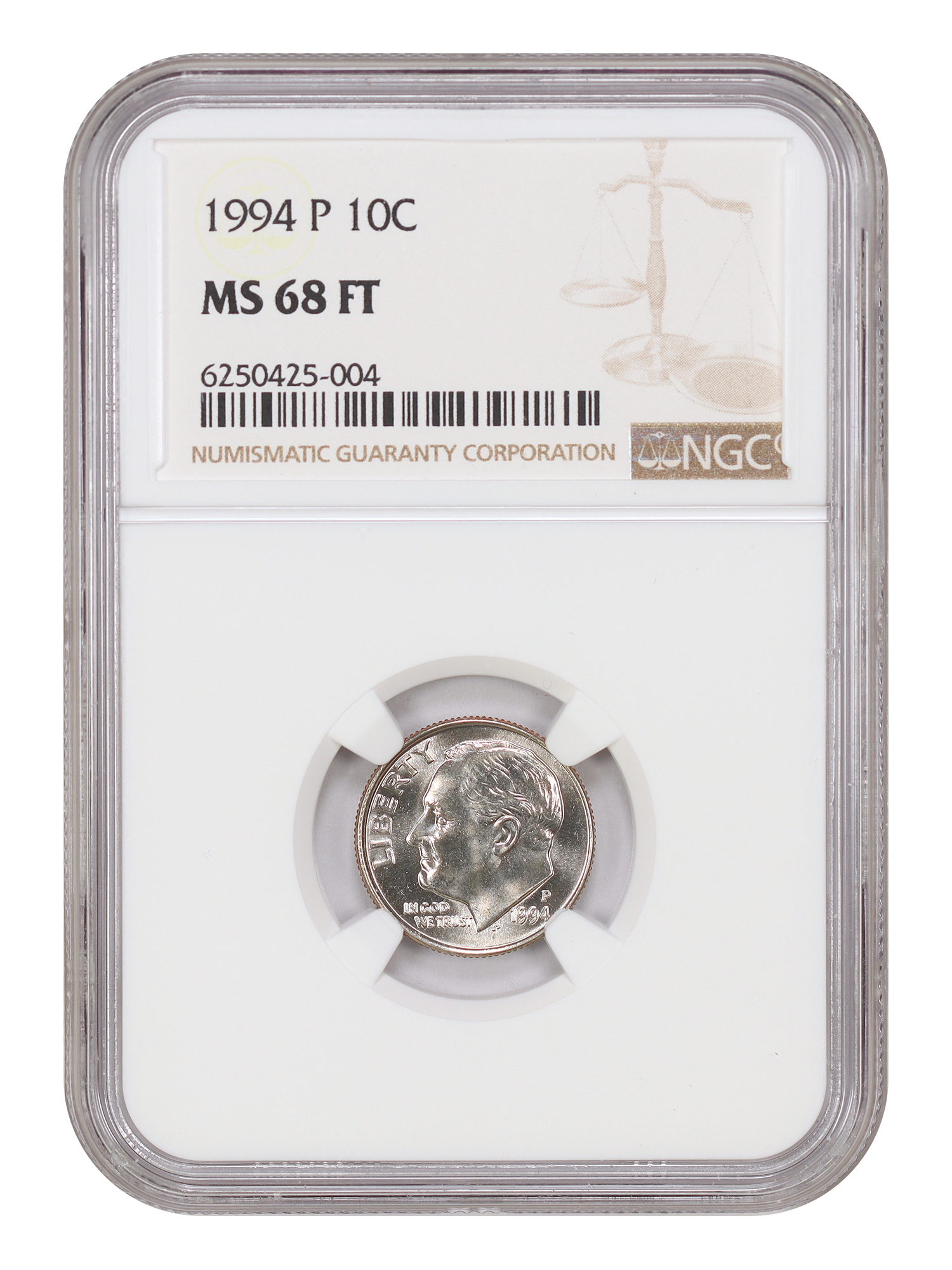 1994-P 10C NGC MS68FB