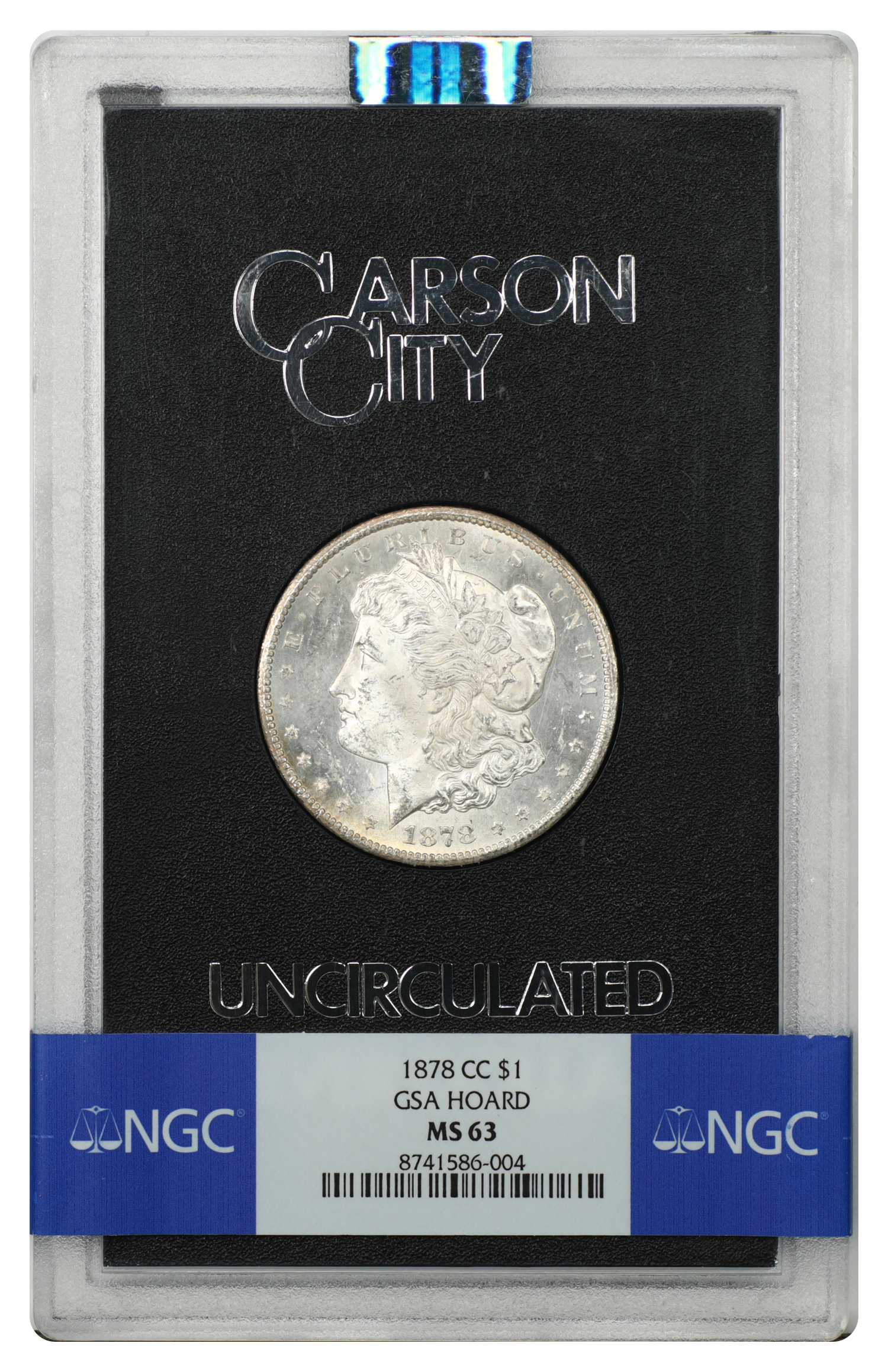 GSA: 1878-CC $1 NGC MS63