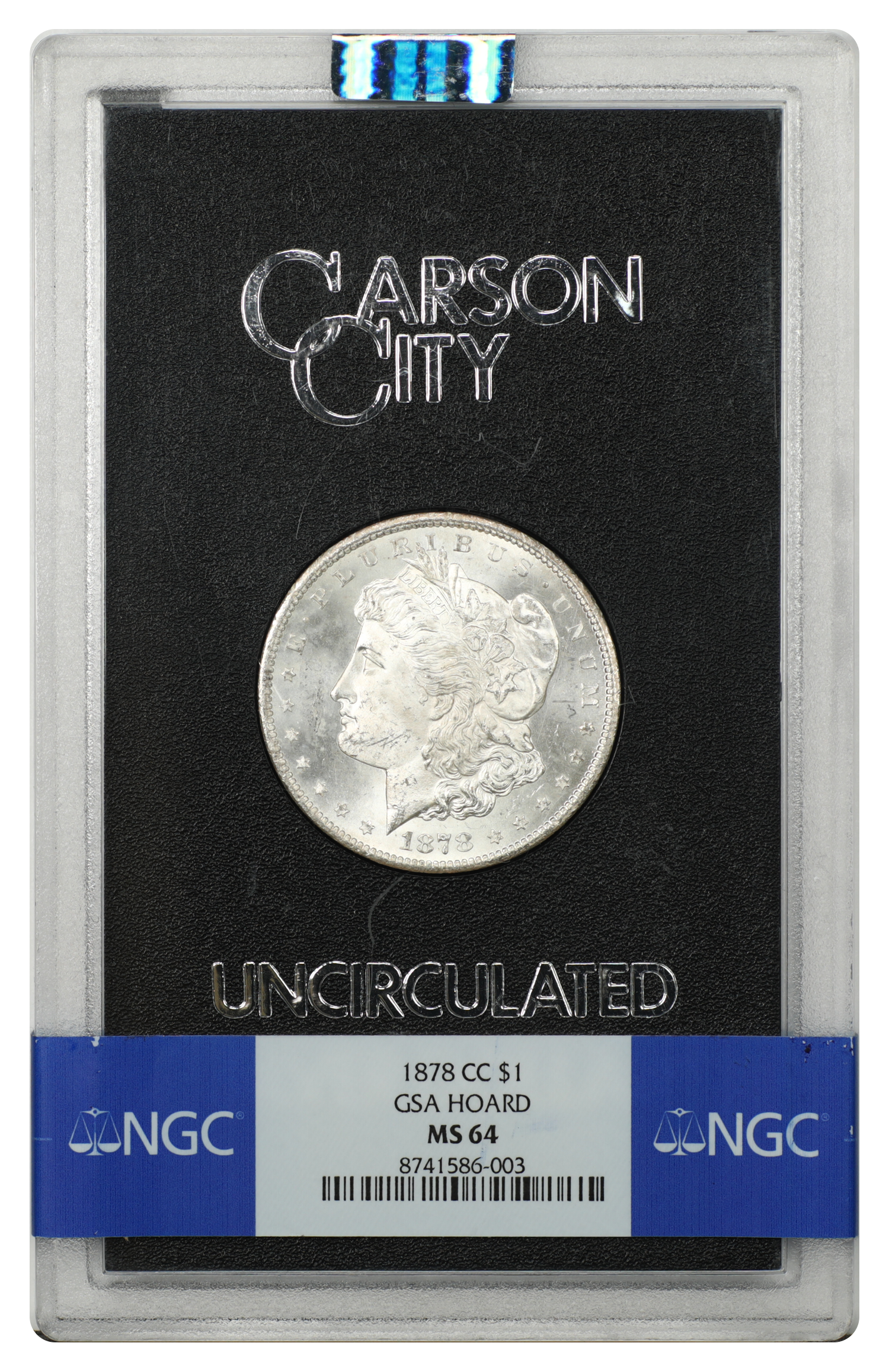 GSA: 1878-CC $1 NGC MS64