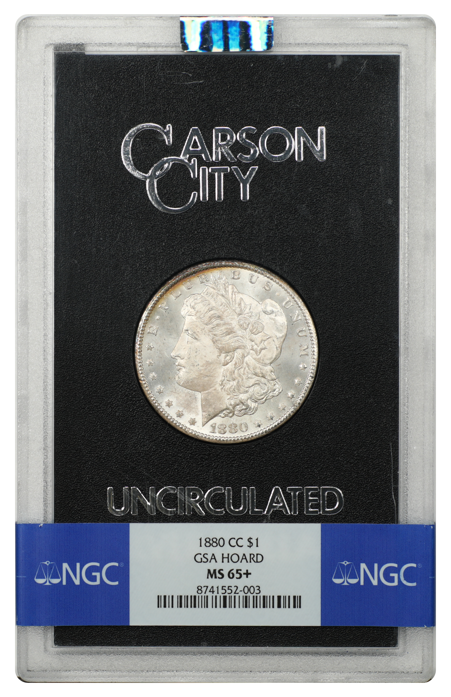 GSA: 1880-CC $1 NGC MS65+