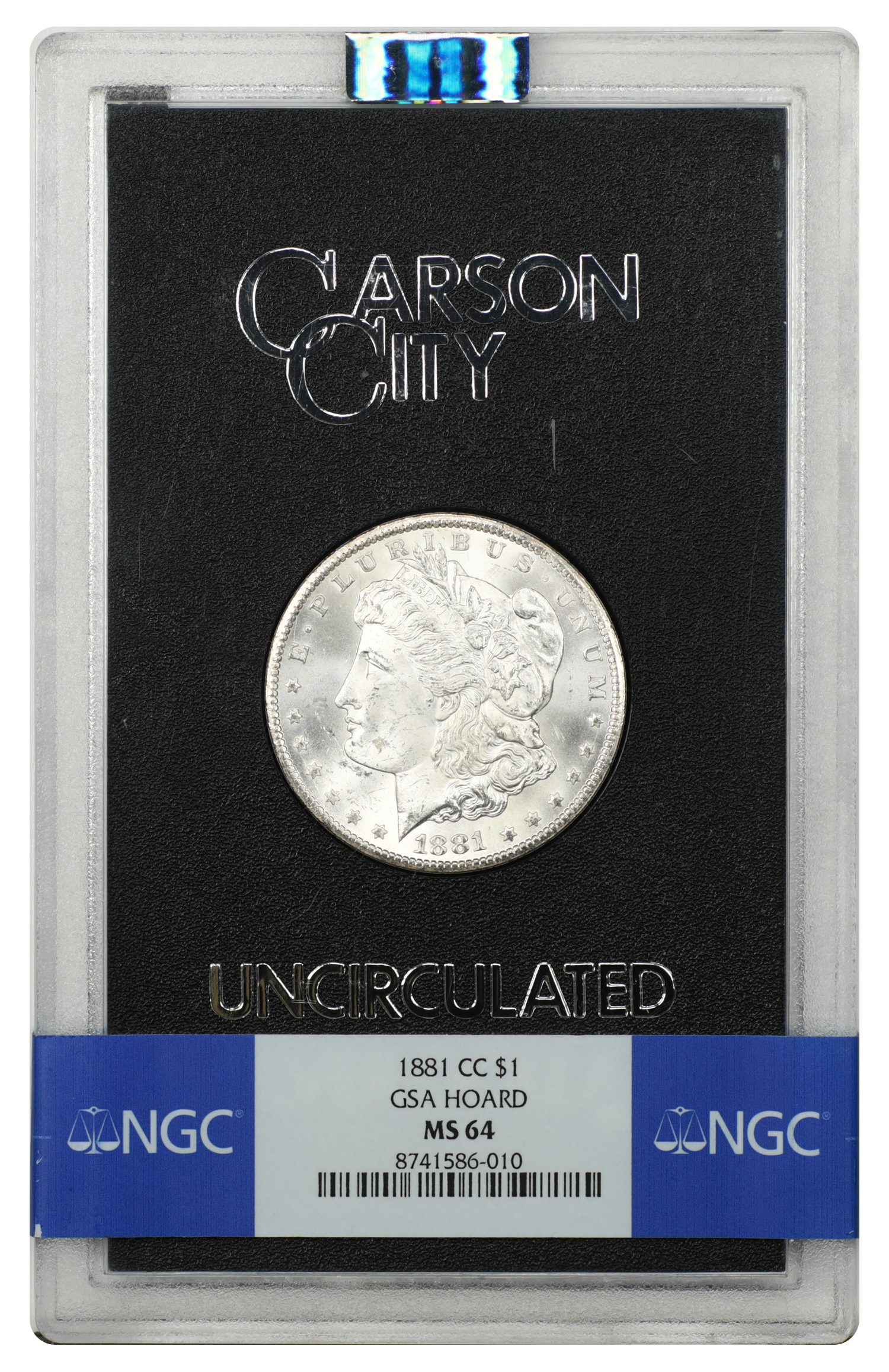 GSA: 1881-CC $1 NGC MS64