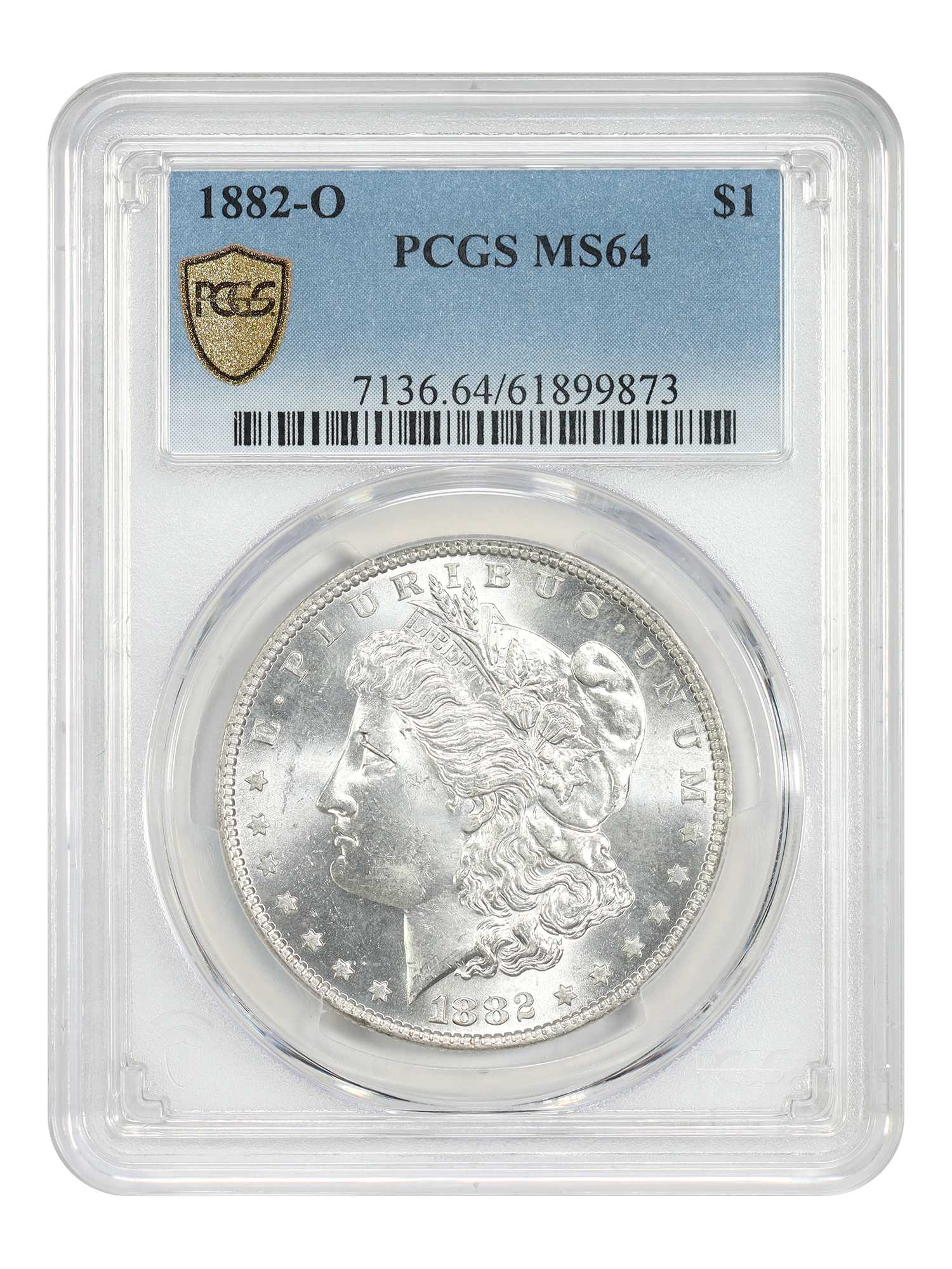 1882-O $1 PCGS MS64