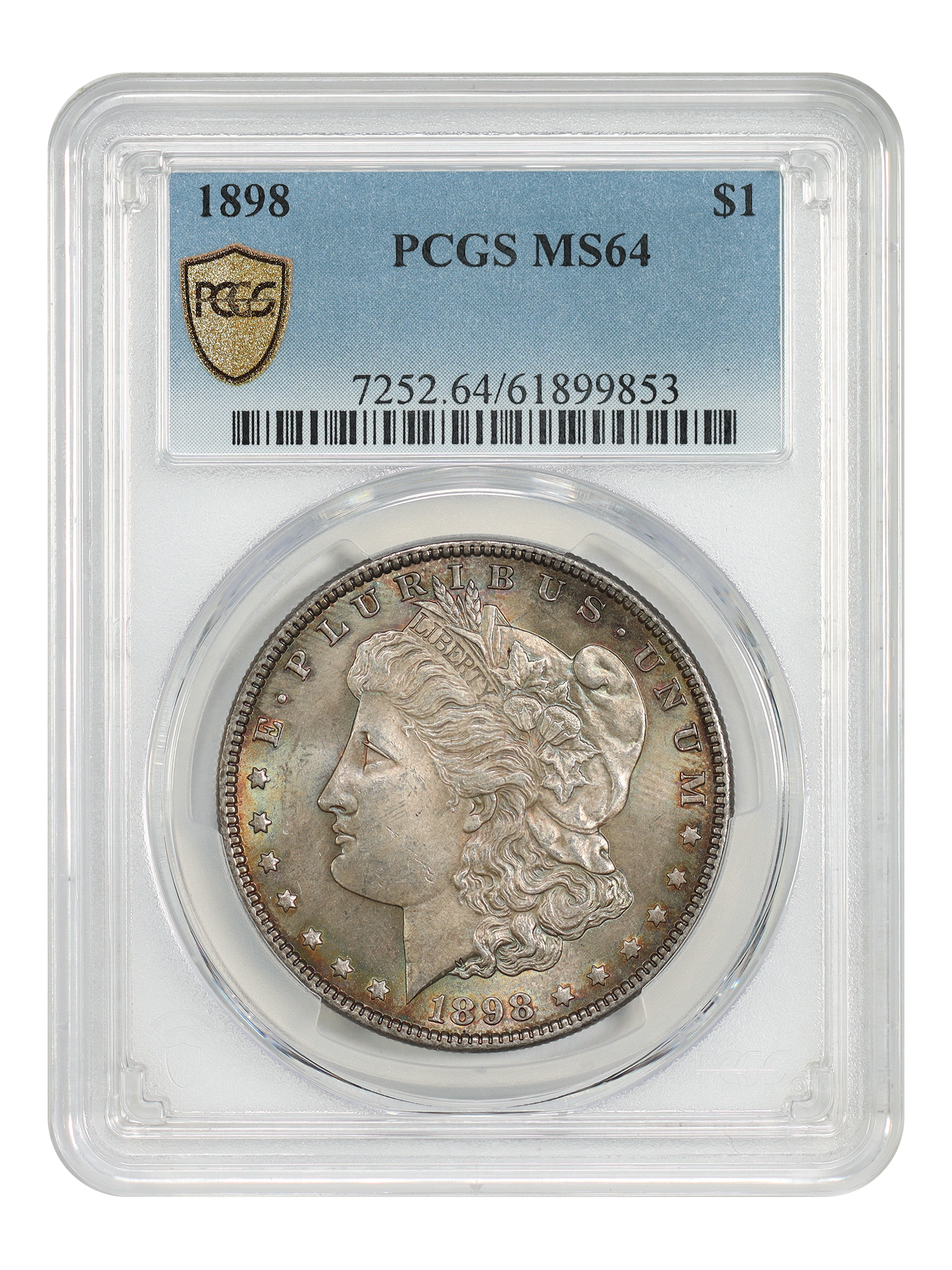 1898 $1 PCGS MS64