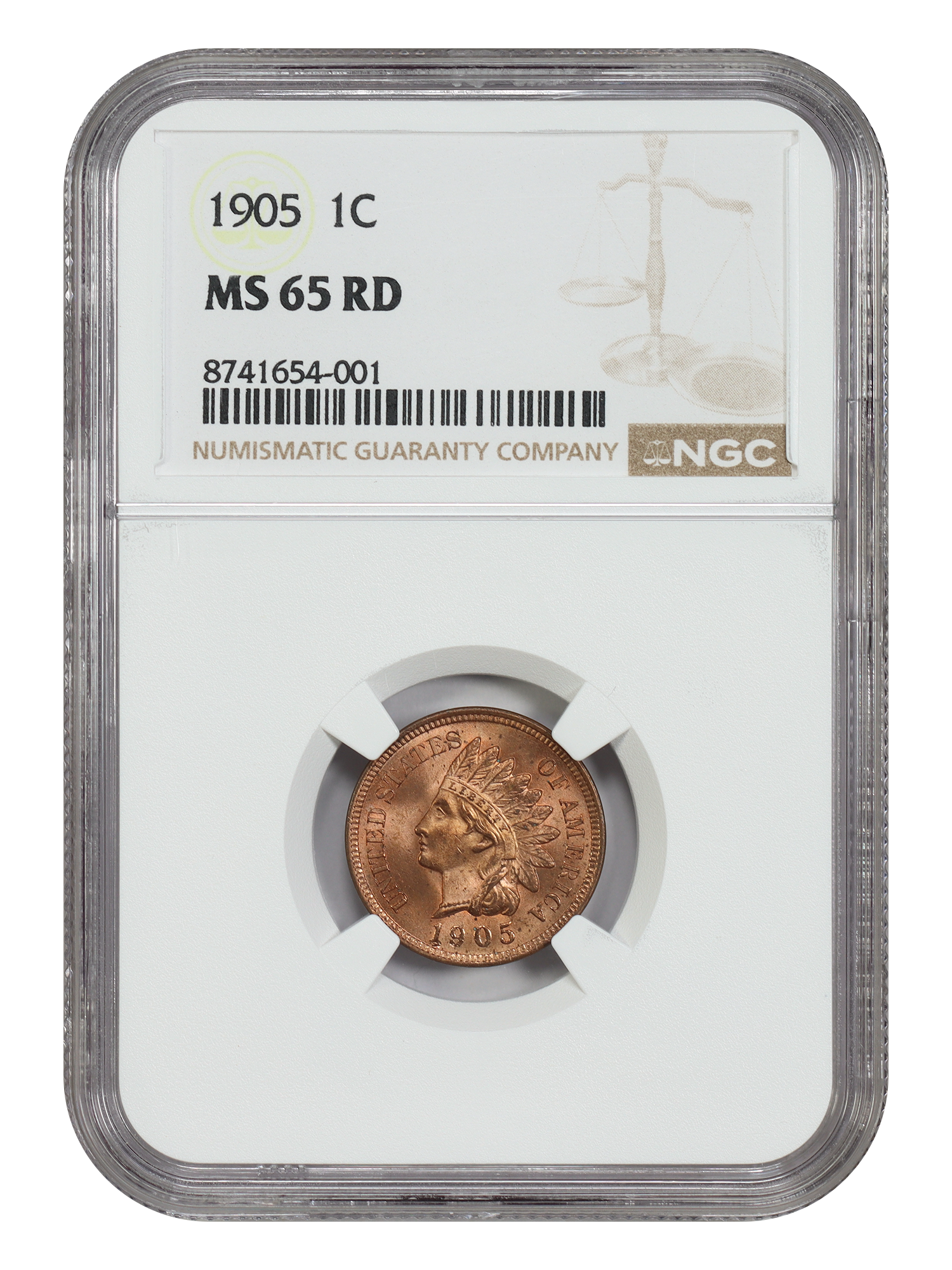 1905 1C NGC MS65RD