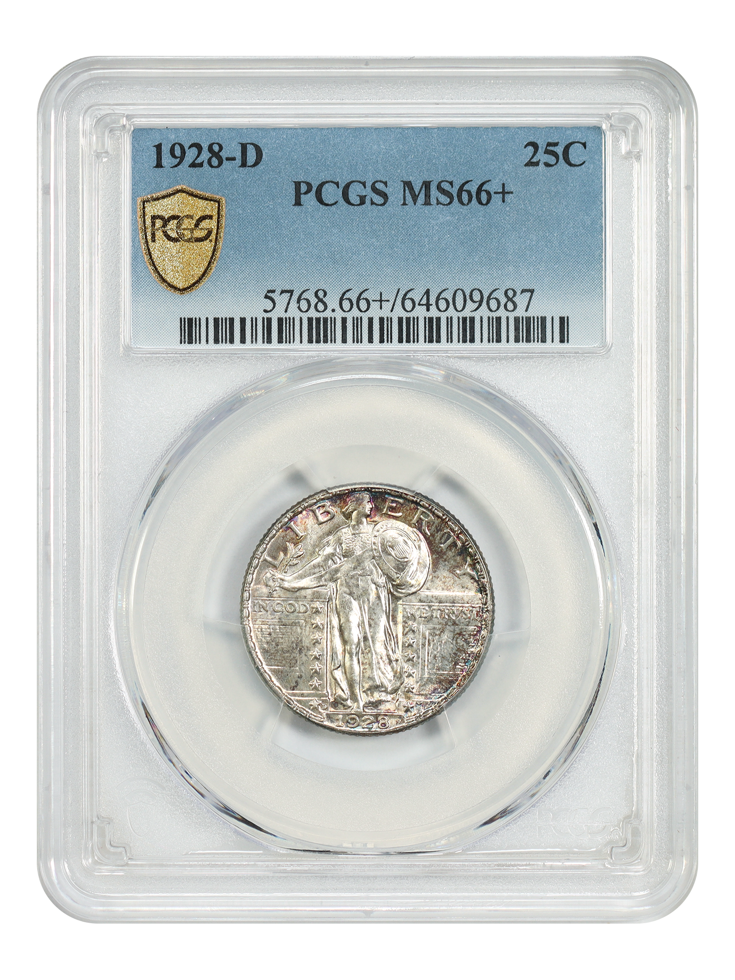 1928-D 25C PCGS MS66+