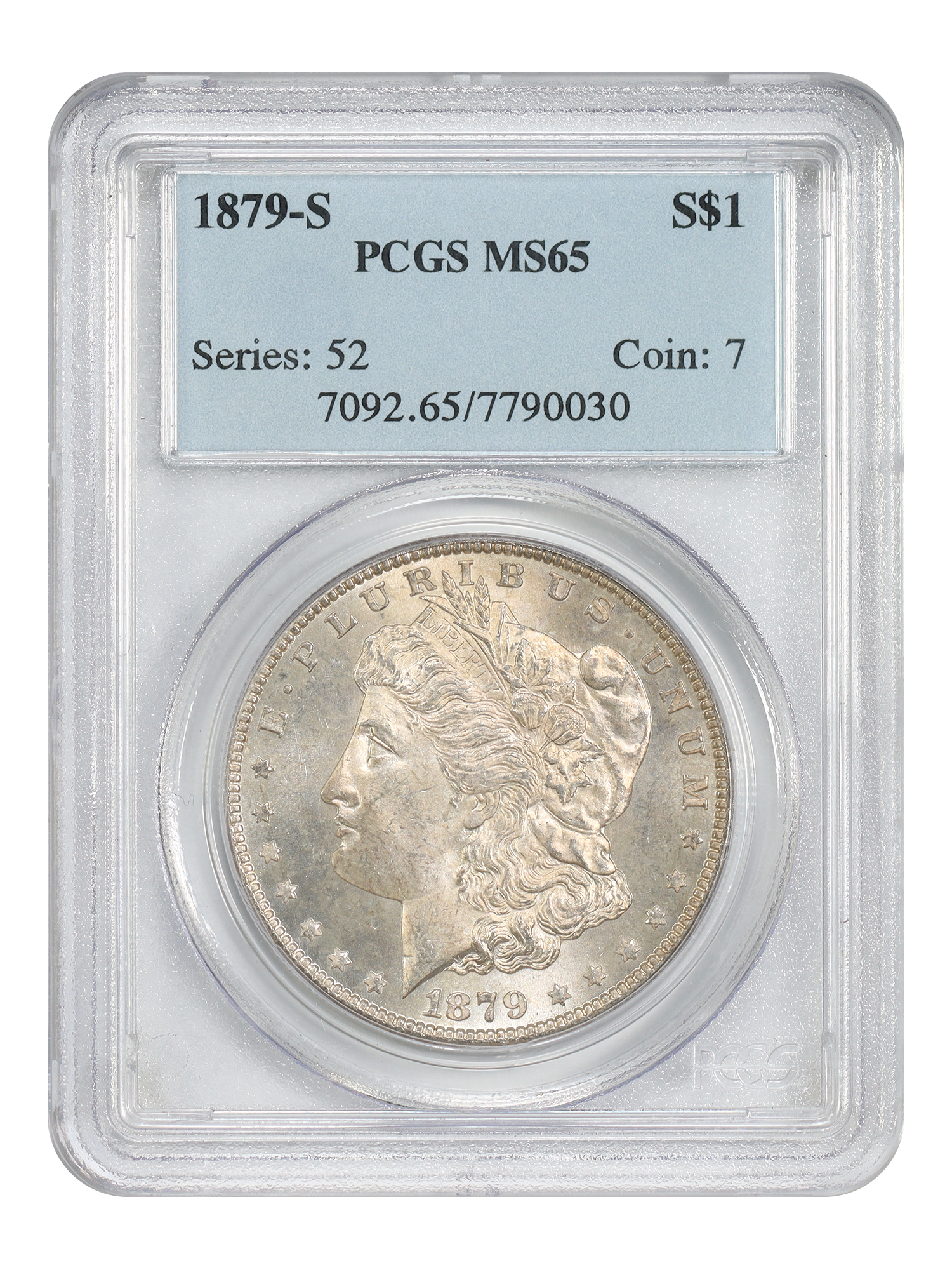 1879-S $1 PCGS MS65