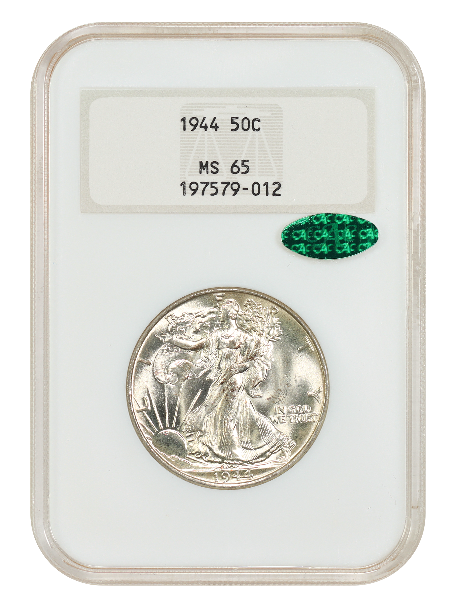 1944 50C NGC/CAC MS65 (OH)
