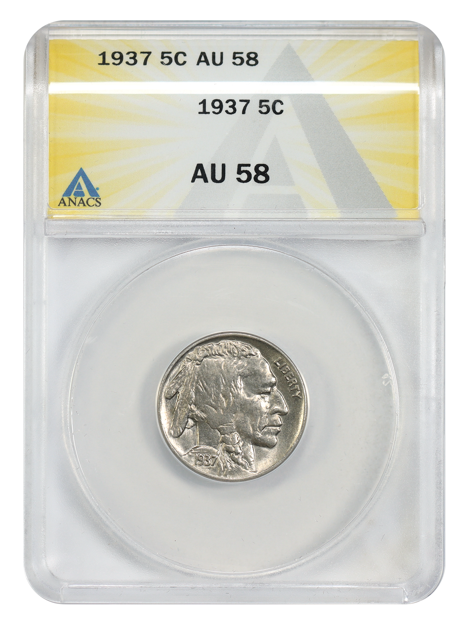 1937 5C ANACS AU58