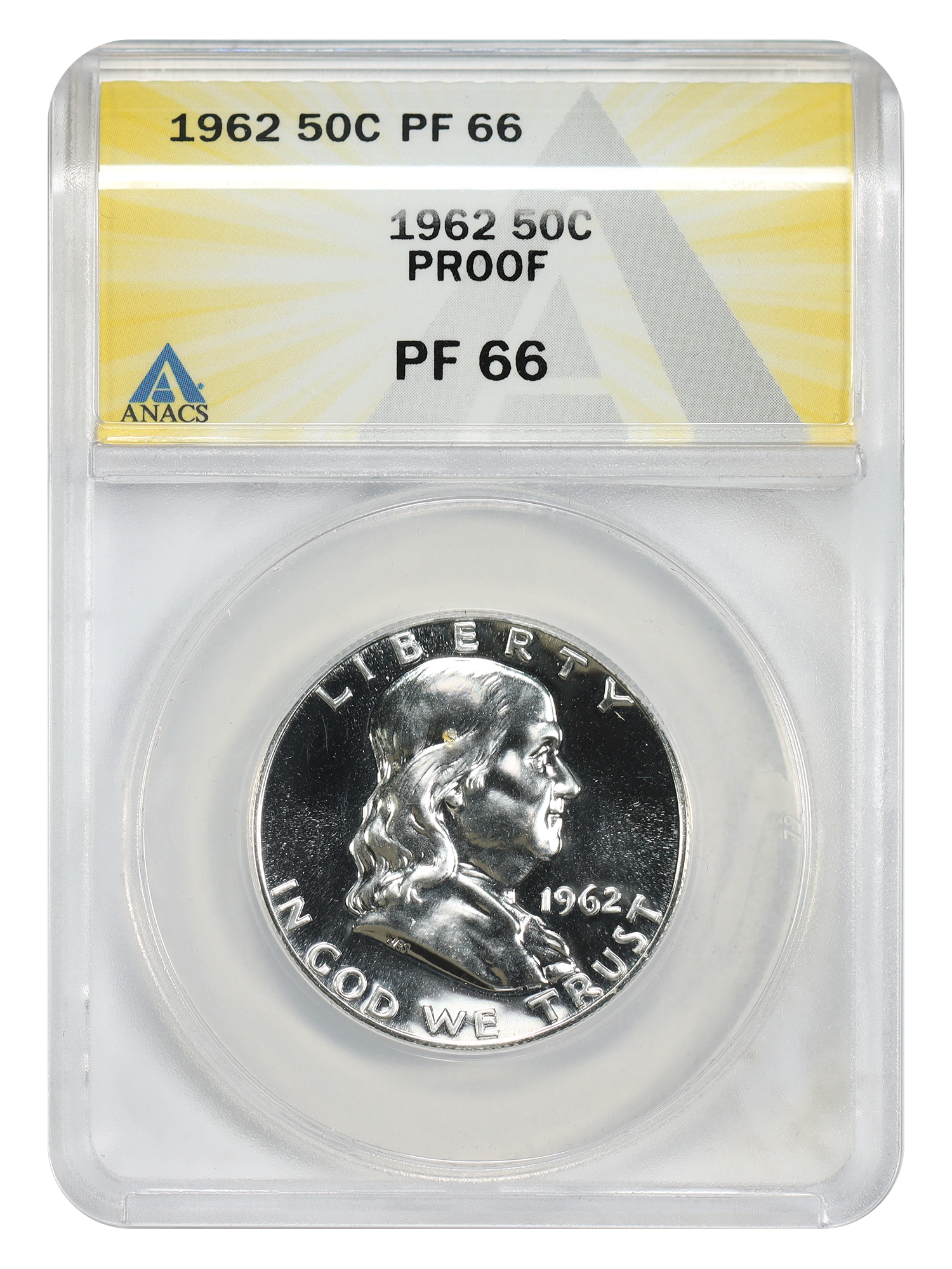 1962 50C ANACS PR66