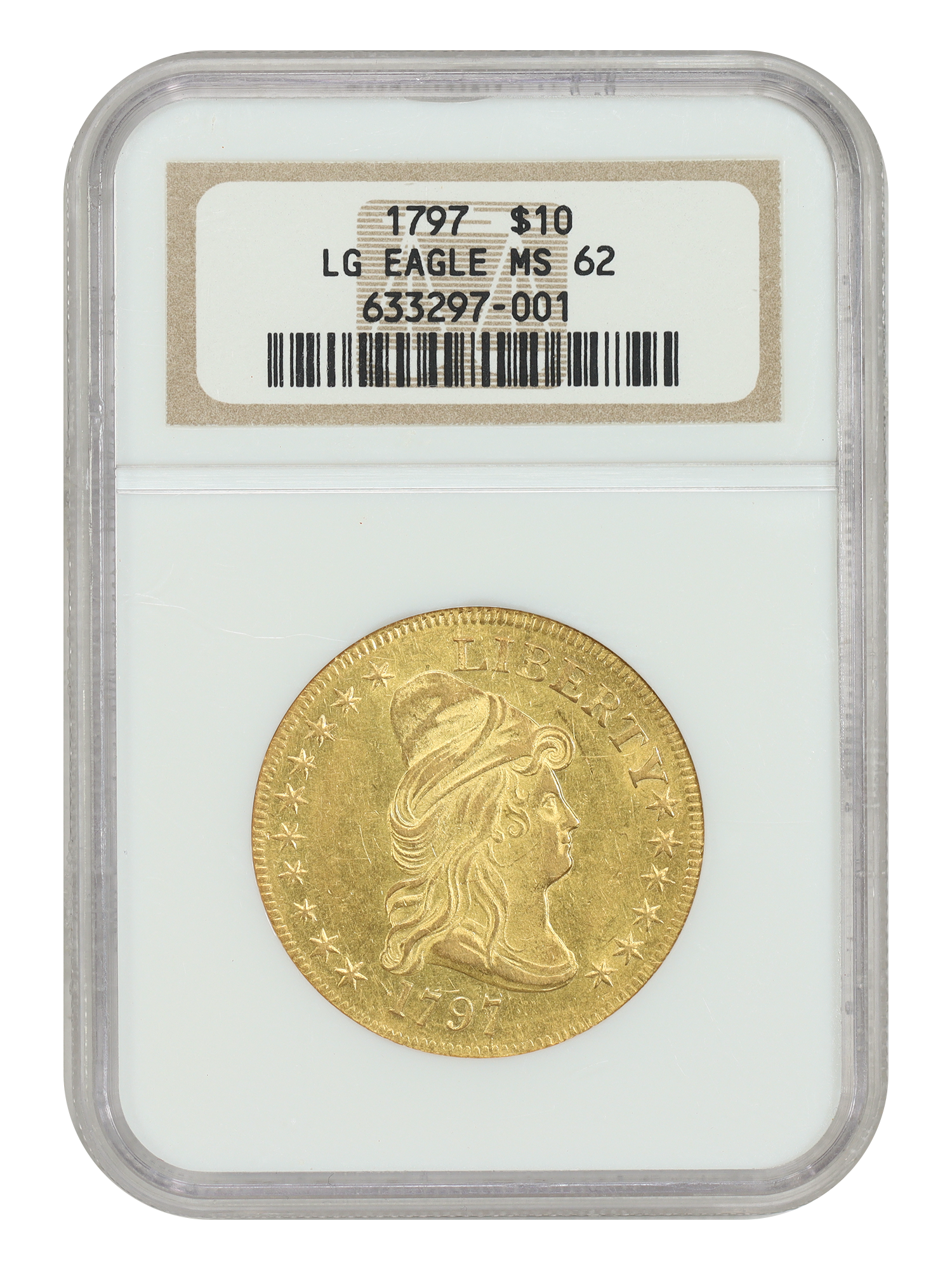 1797 $10 NGC MS62 (Large Eagle)
