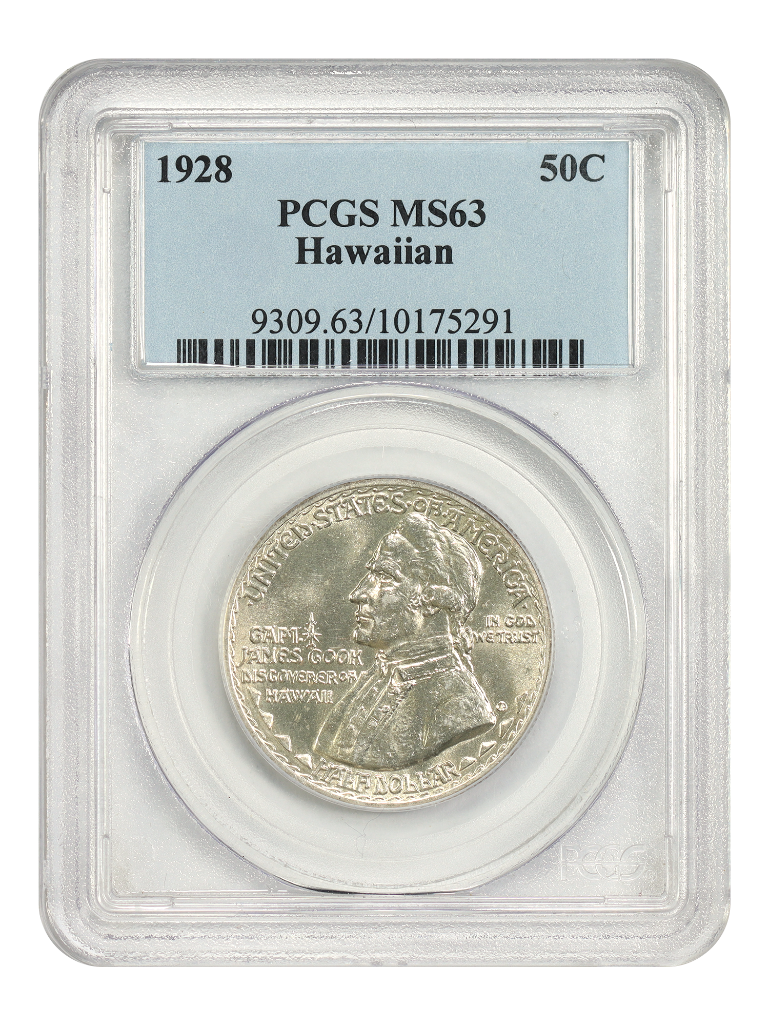 1928 50C Hawaiian PCGS MS63