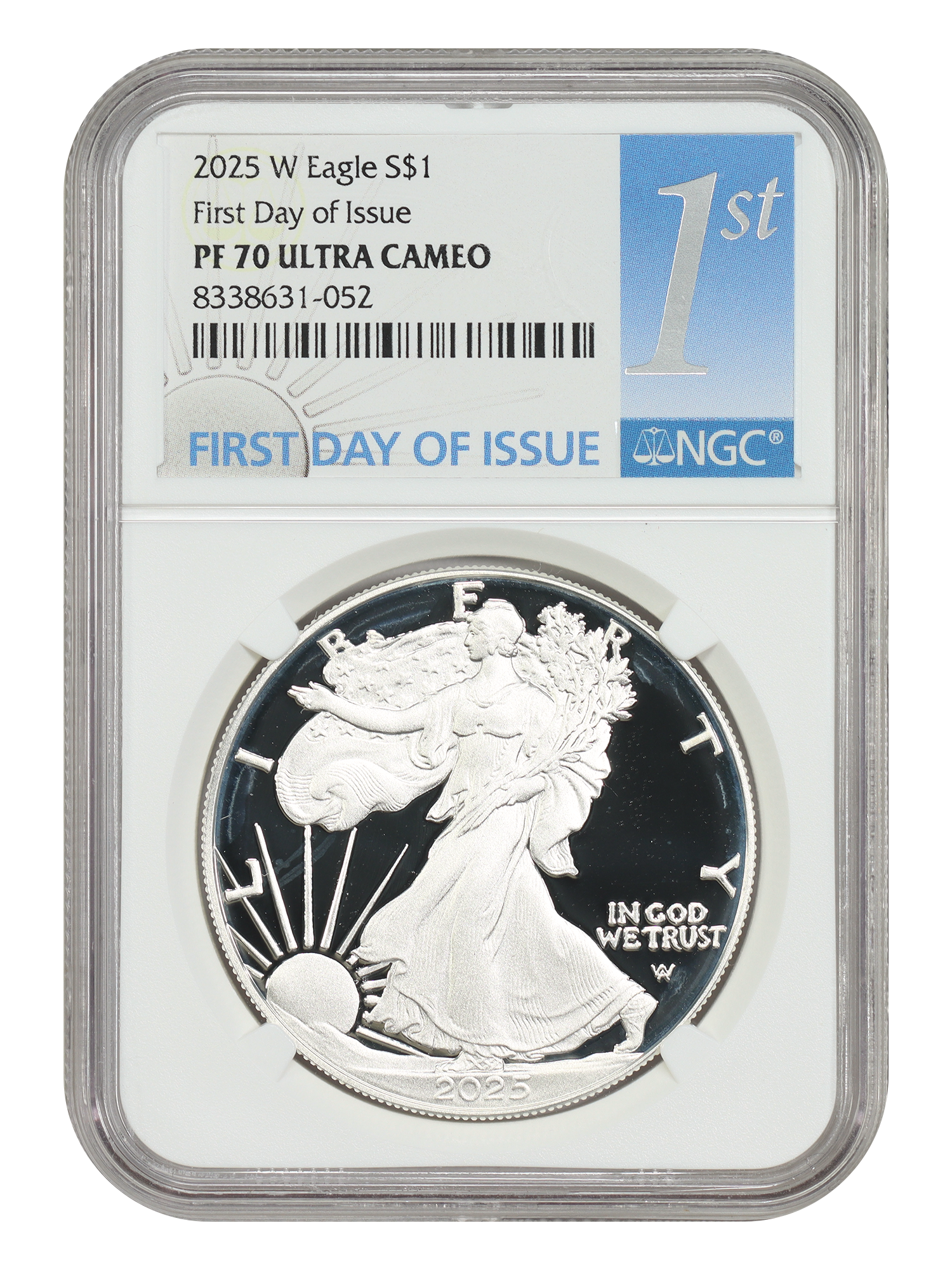 2025-W $1 Silver Eagle NGC PR70DCAM (First Day of Issue)
