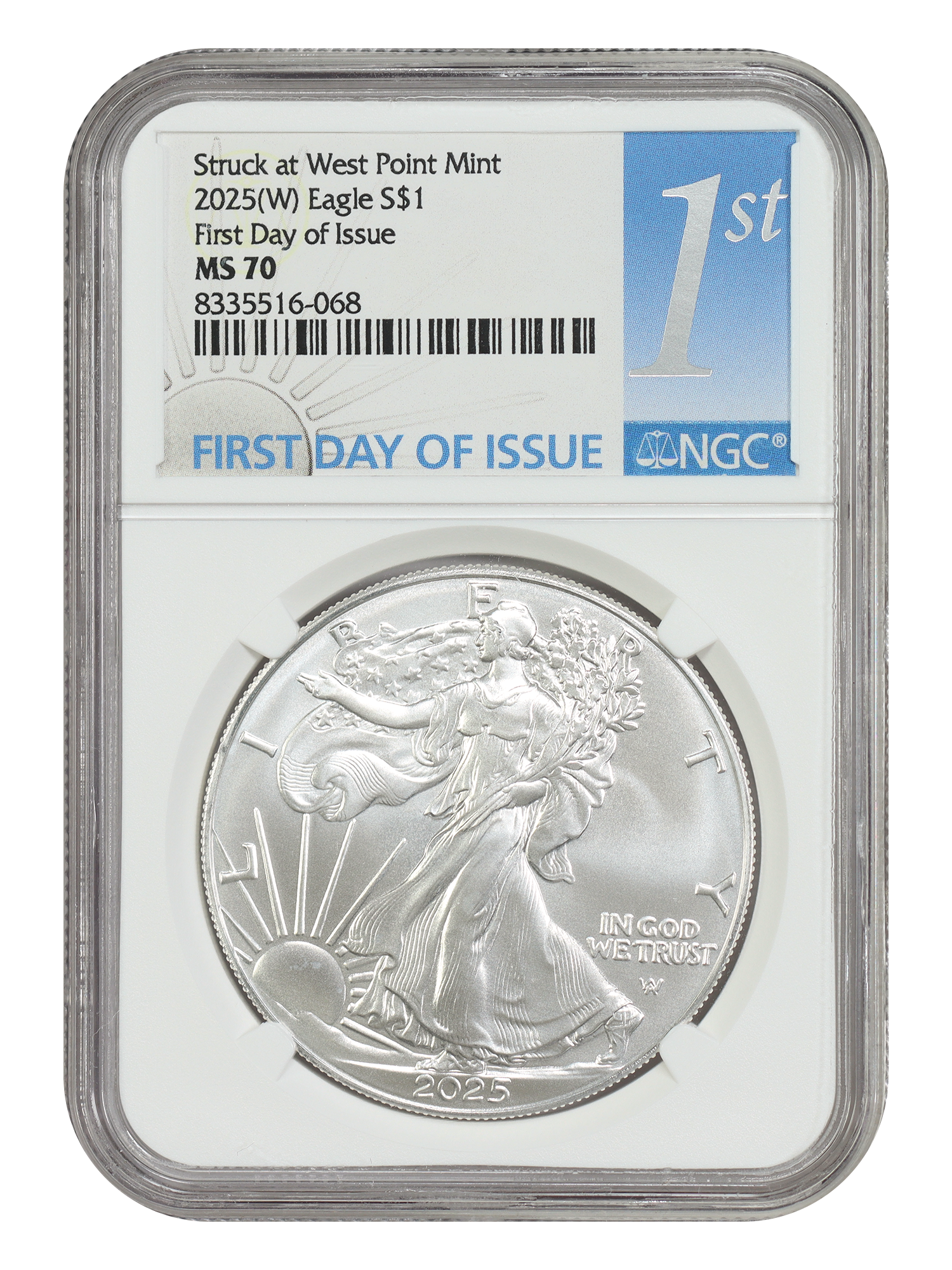 2025-(W) $1 Silver Eagle NGC MS70 (First Day of Issue)